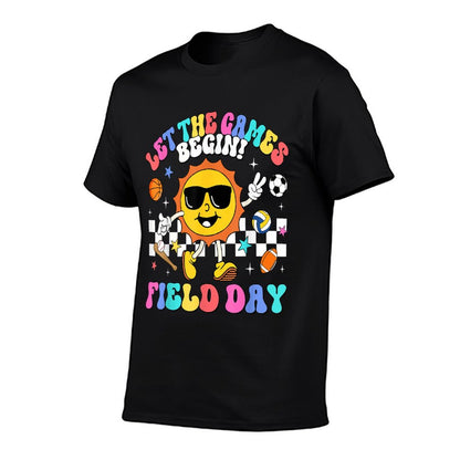 Field Day 2025 Let The Games Begin Teachers Kids Field Day T-Shirt