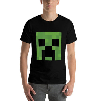 Minecraft Creeper Big Face  Eco-friendly Material T-Shirt
