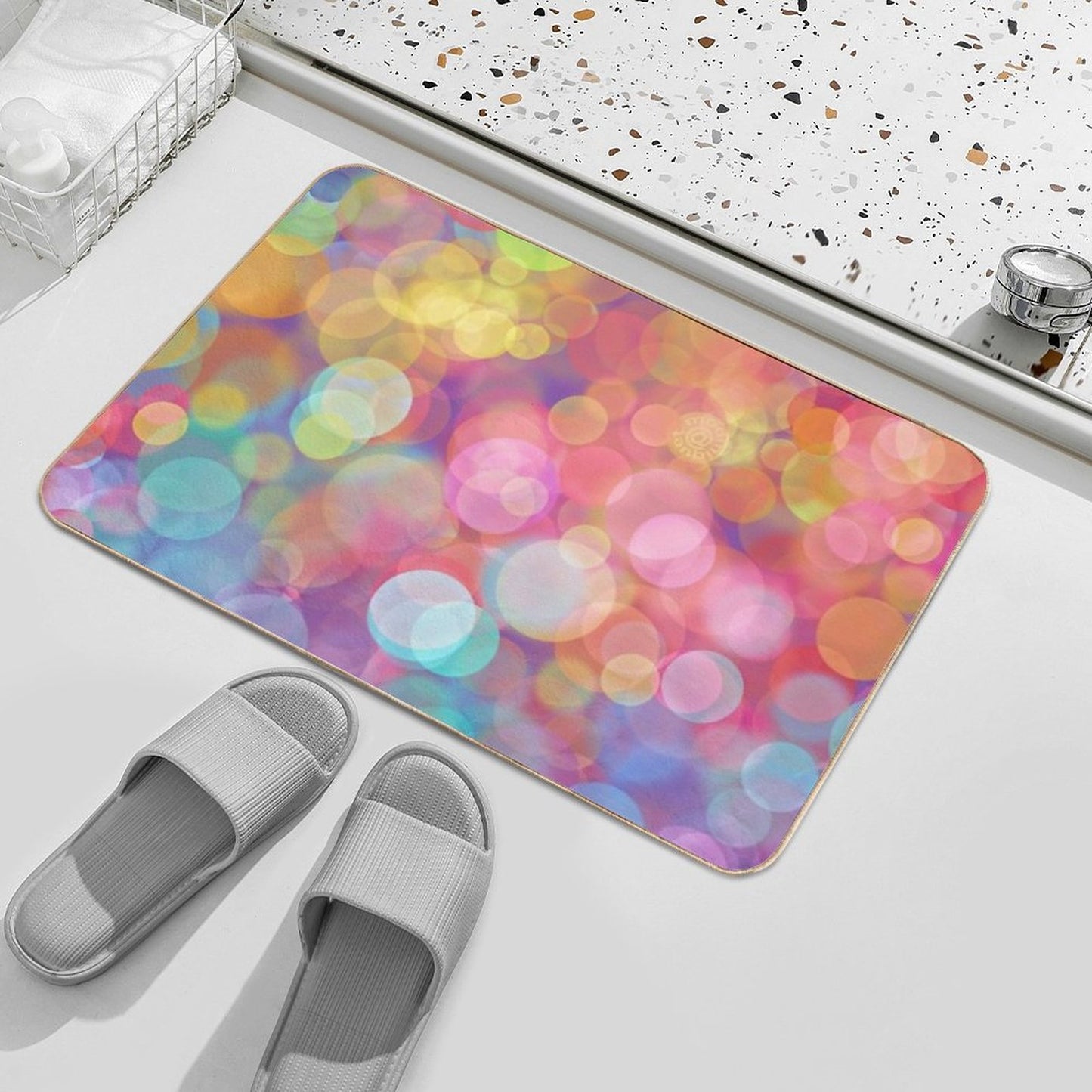 Bubbles, Bubbles, Bubbles Bath Mat