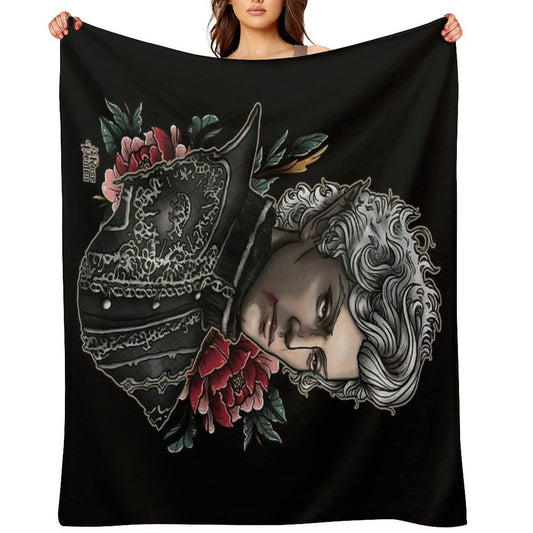 Astarion Vampire BF Throw Blanket