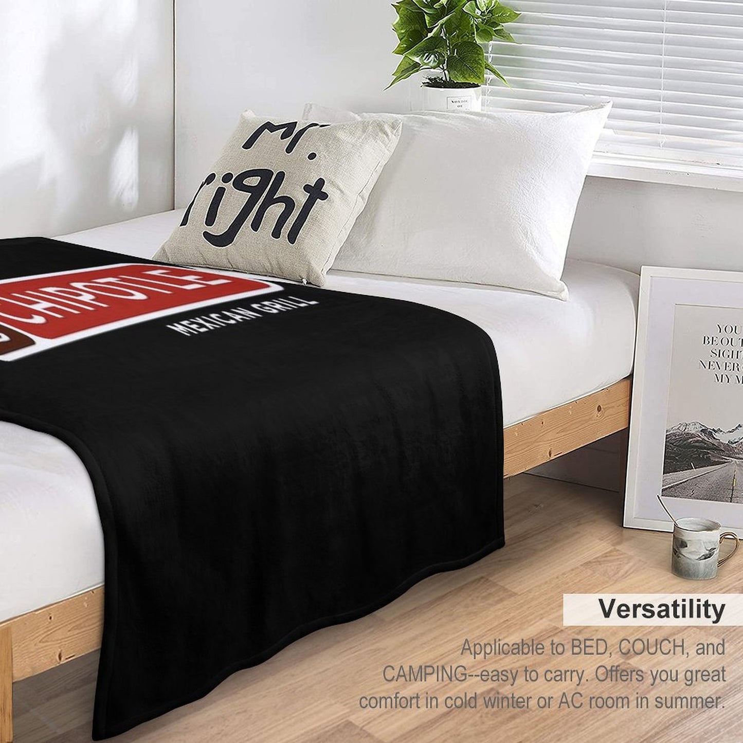 Chipotle Mexican Grill Throw Blanket