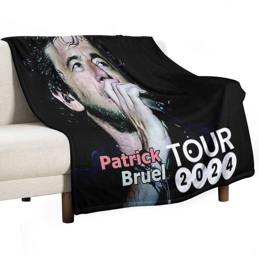Bilanya Patrick Bruel Show Tour TOURNEE En ACOUSTIQUE 2022 Throw Blanket