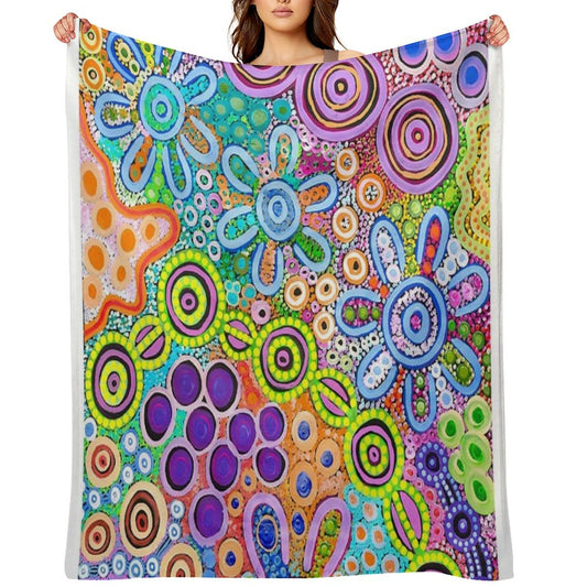 Family Travelling Throw Blanket