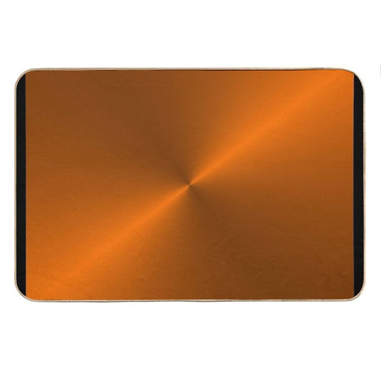 Brushed Copper Illustration Bath Mat
