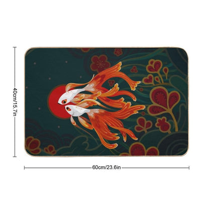 Two Comets Bath Mat
