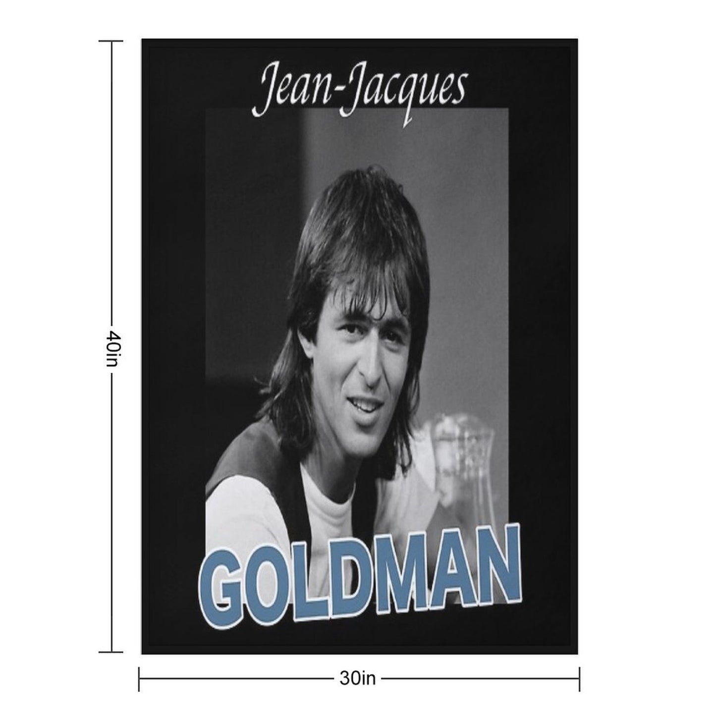 Jean-Jacques Goldman Throw Blanket