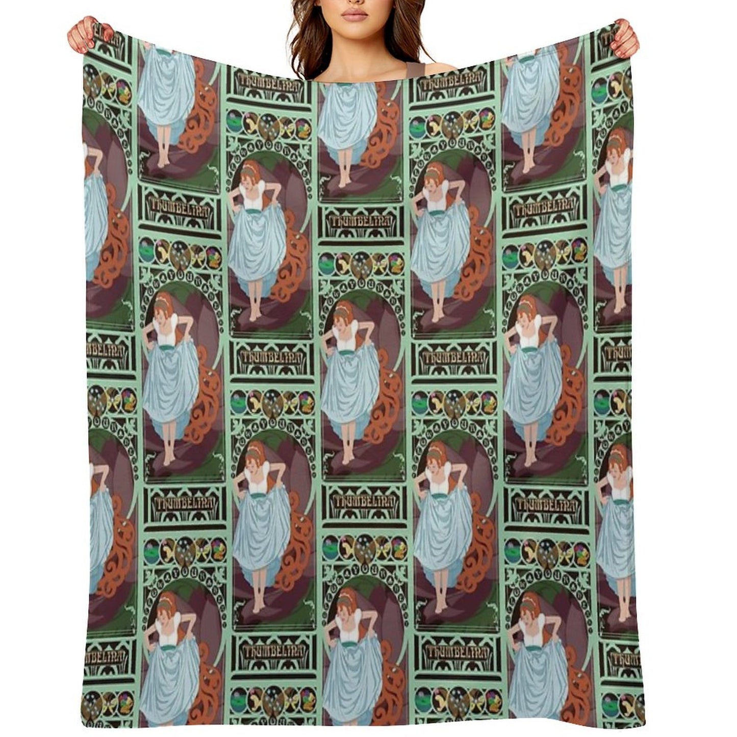 Thumbelina Nouveau - Thumbelina Throw Blanket