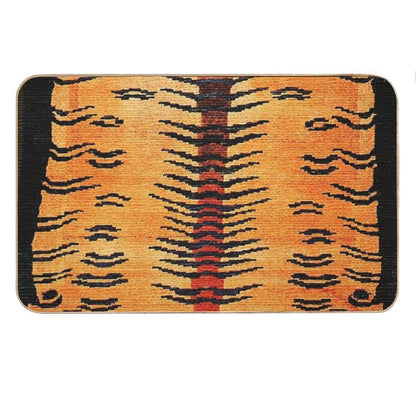 Tibetan Antique Tiger Rug Print Bath Mat