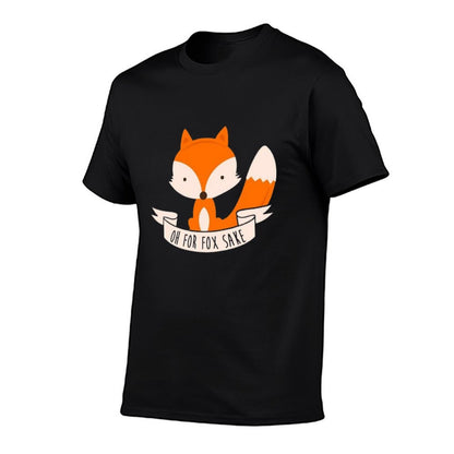 Oh For Fox Sake  Rolled Sleeves T-Shirt