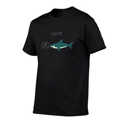 Sharkasm  Tagless Design T-Shirt