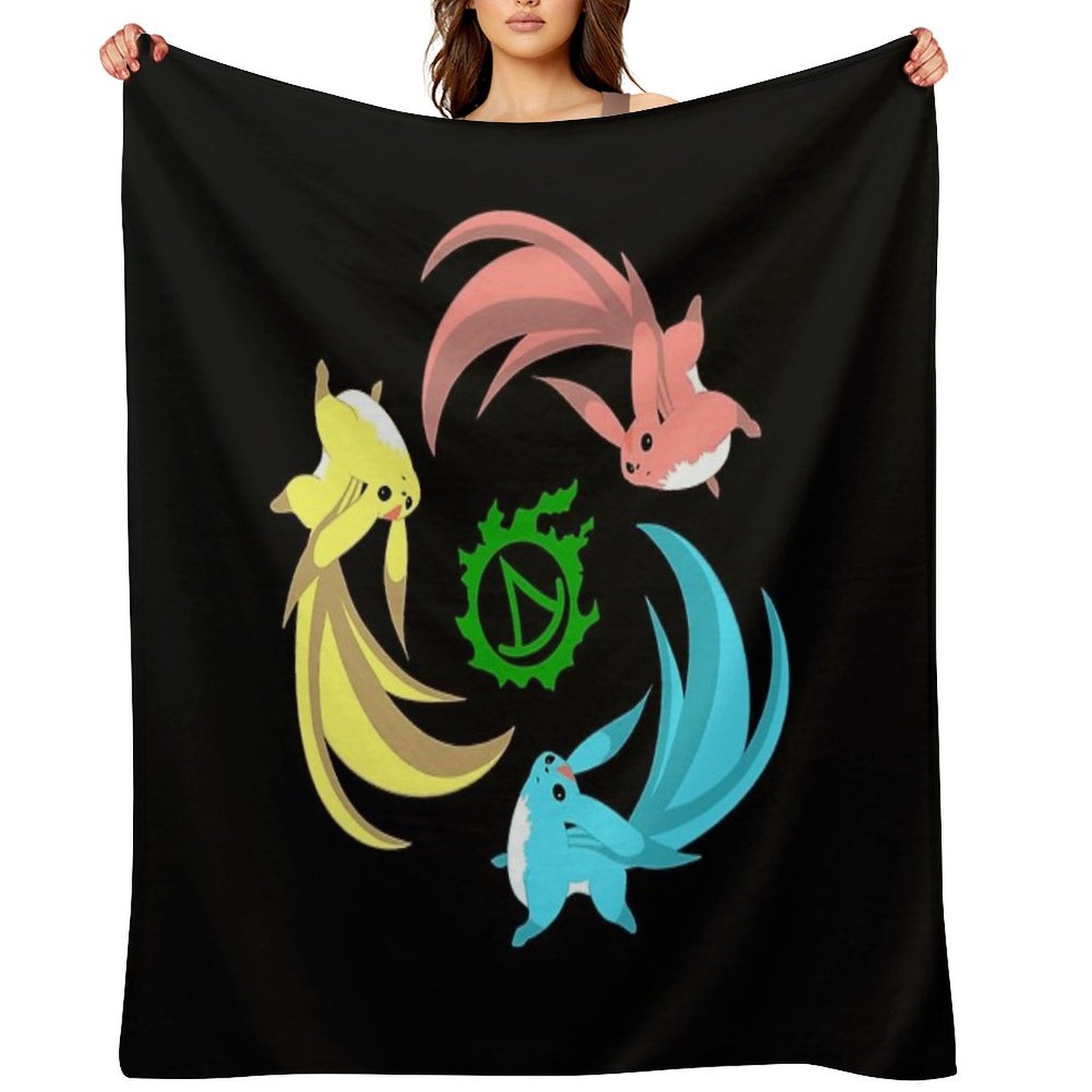 FFXIV Summoner - Carbuncles Throw Blanket