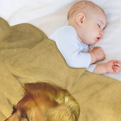 Donald Trump - Replaceface Throw Blanket