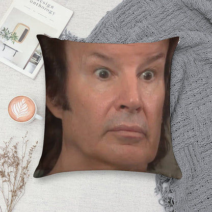ASTONISHED BREEN - NEIL BREEN - Breen's Corrupt Merchandise - Funny Sticker Funny T-shirt Soft Easy Maintenance Throw Pillow