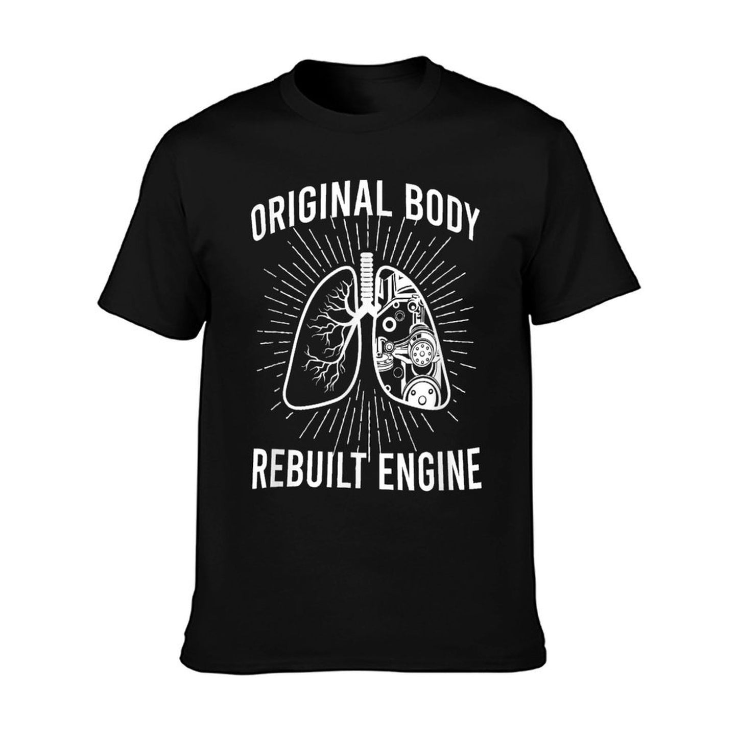 Rebuilt Lung Transplant Survivor Lung Transplant Recovery T-Shirt