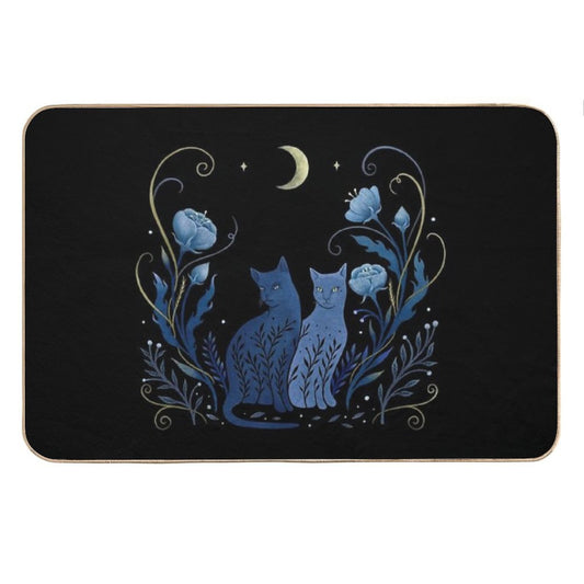 Two Cats Bath Mat