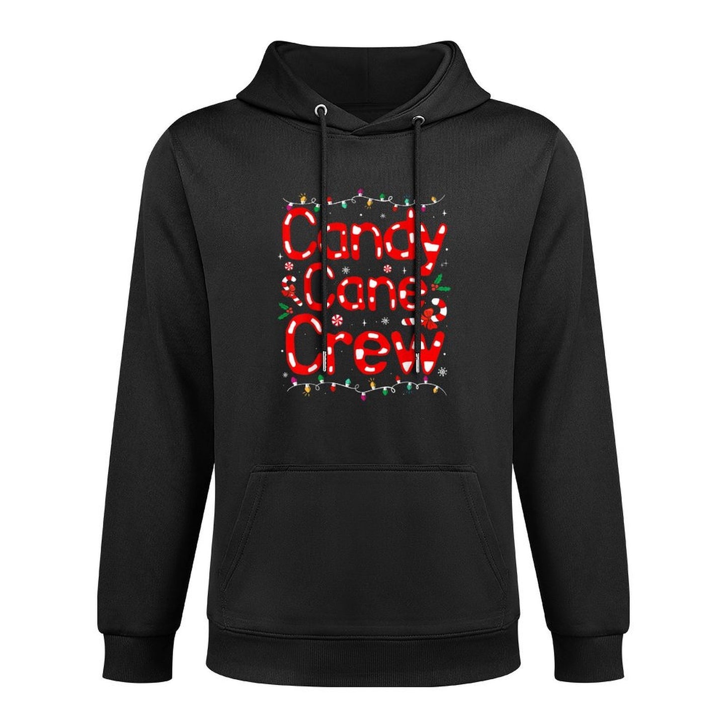 Candy Cane Crew Christmas Candy Love Funny Family Pajama Machine Washable Hoodie