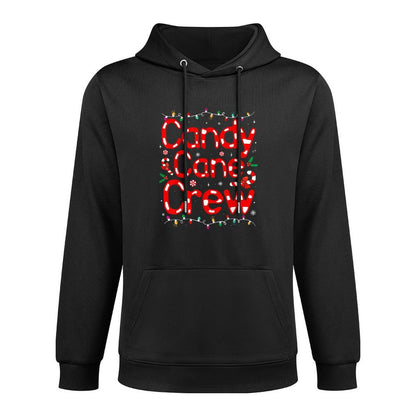 Candy Cane Crew Christmas Candy Love Funny Family Pajama Machine Washable Hoodie