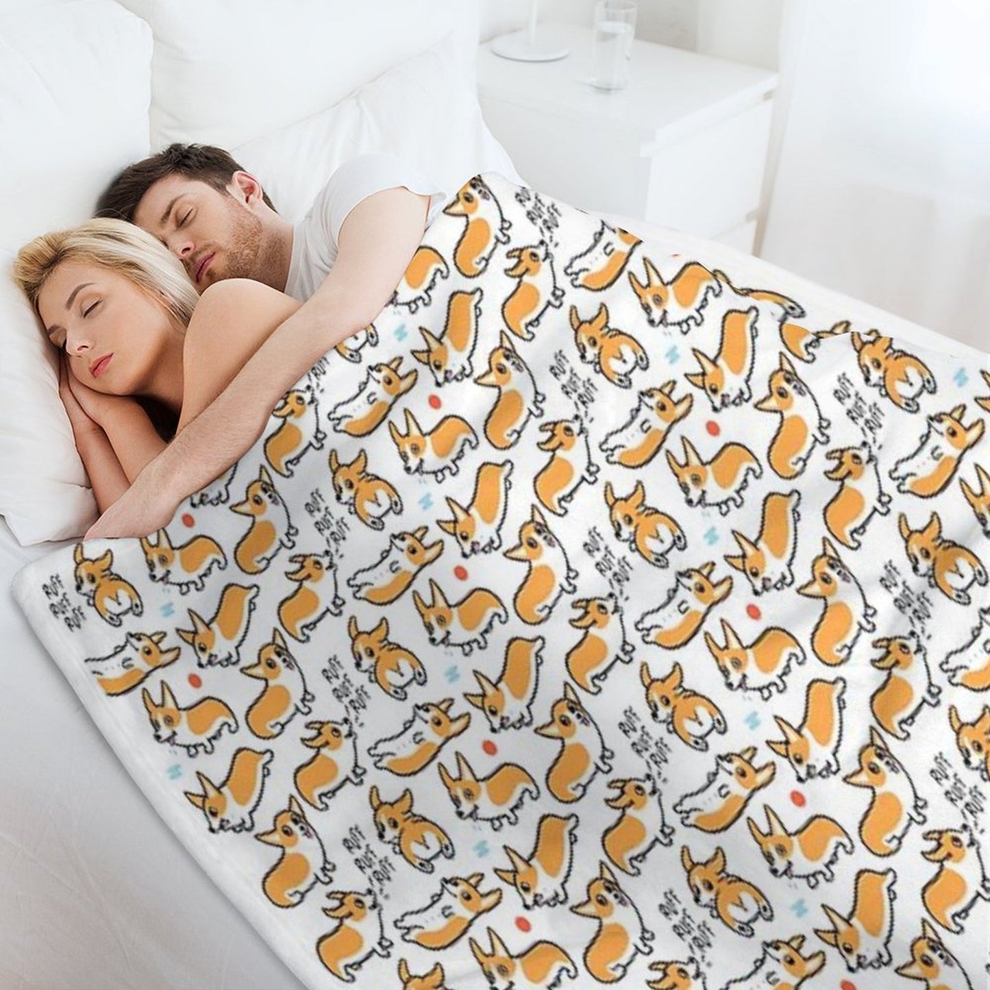 Cutie Corgis Throw Blanket