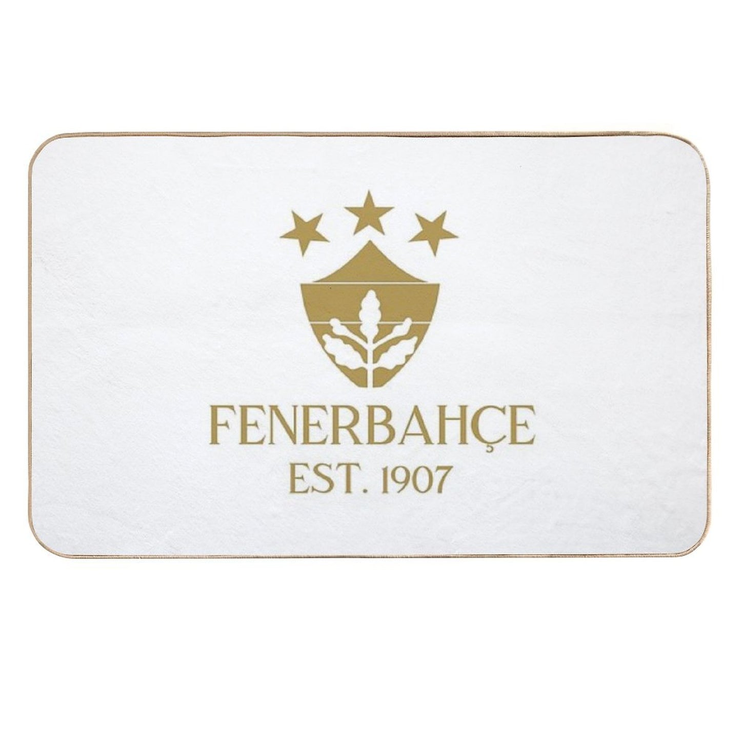 Fenerbahçe Gold B  Easy Maintenance Bath Mat