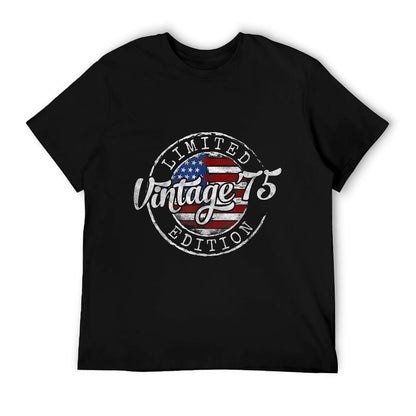 Vintage 1975 50th Birthday Gifts For Men Women 50 Year Old T-Shirt