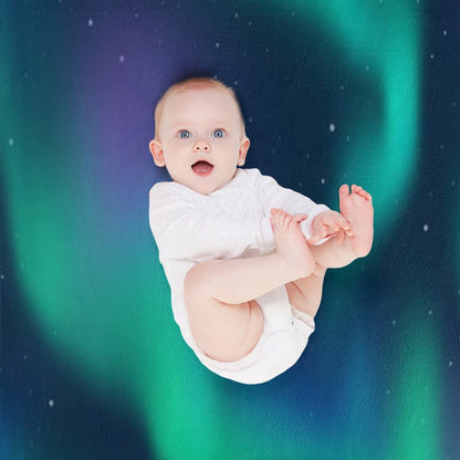 Aurora Borealis Northern Lights Throw Blanket