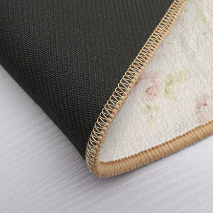 Flowers  Fade-Resistant Bath Mat