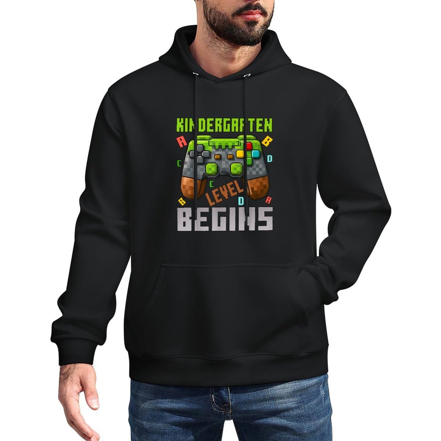 Kindergarten Level Begins First Day Of Kindergarten Gaming All-Day Comfort Hoodie