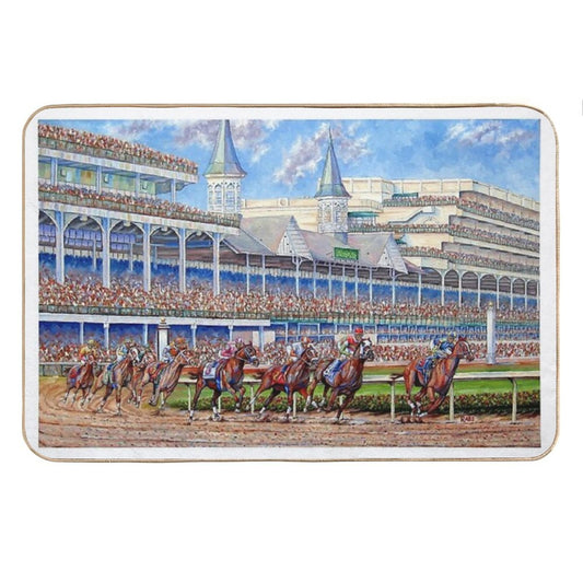 The Kentucky Derby - Leading The Field Bath Mat
