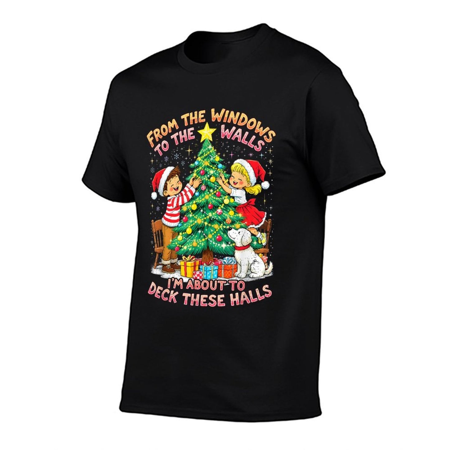 from The Windows to Walls Deck These Halls Christmas  Graphic-printed T-Shirt