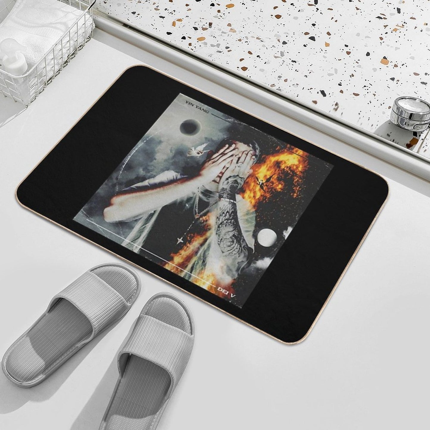 Dei V - Yin Yang Album 2021  Easy To Clean Bath Mat