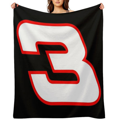 Dale Earnhardt 3 Throw Blanket