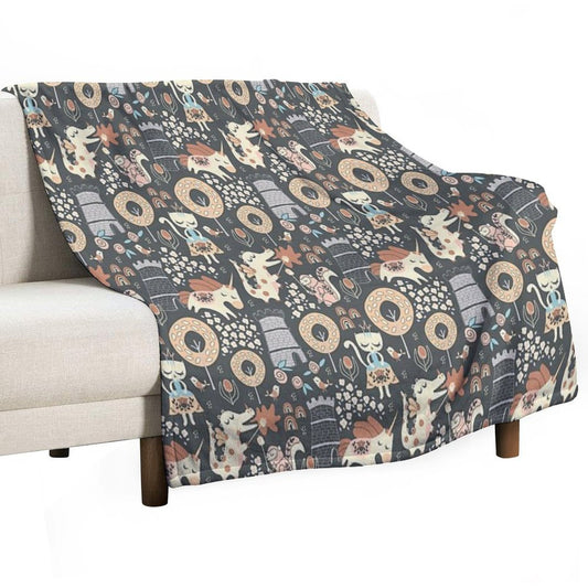 Animal Kingdom Throw Blanket