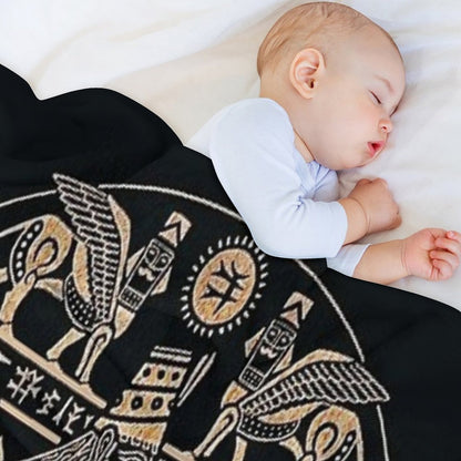 ASSYRIAN Throw Blanket