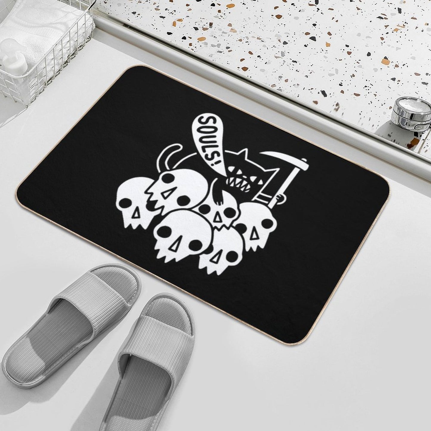 Cat Got Your Soul Bath Mat