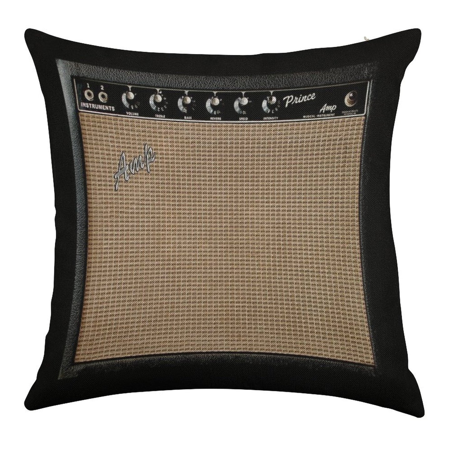 Guitar AmplifierAmp Great for MusicianGuitar Player! Linen Throw Pillow Cover