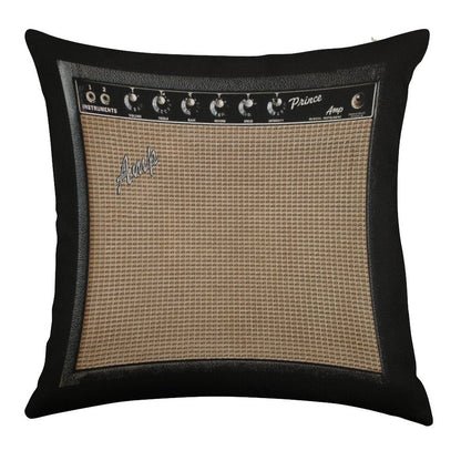 Guitar AmplifierAmp Great for MusicianGuitar Player! Linen Throw Pillow Cover