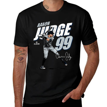 MLBPA - Major League Baseball Aaron Judge - MLBJUD3001  Rolled Sleeves T-Shirt