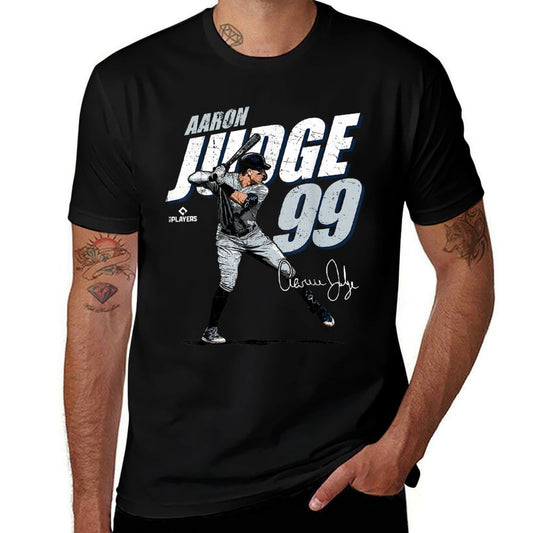 MLBPA - Major League Baseball Aaron Judge - MLBJUD3001  Rolled Sleeves T-Shirt