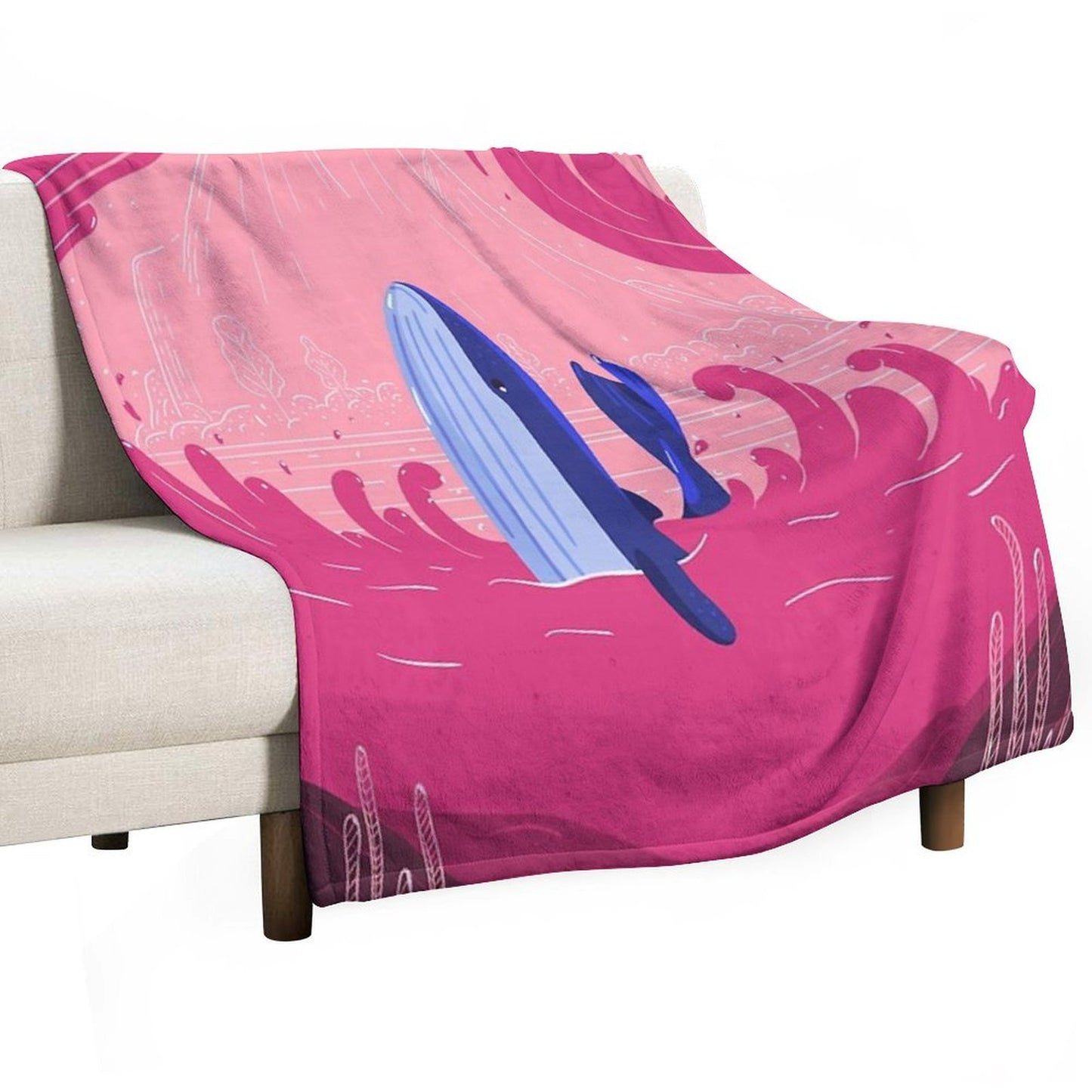 Whale Throw Blanket