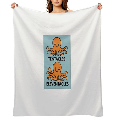 Sea Creatures Octopus, Throw Blanket