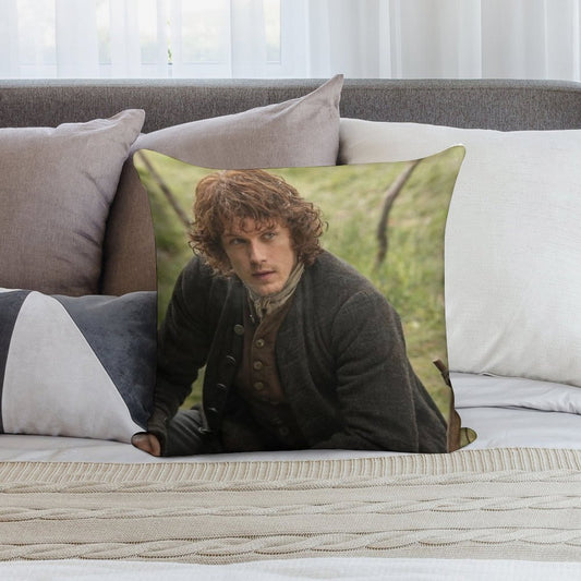 Jamie Fraser - Outlander Soft Washable Throw Pillow
