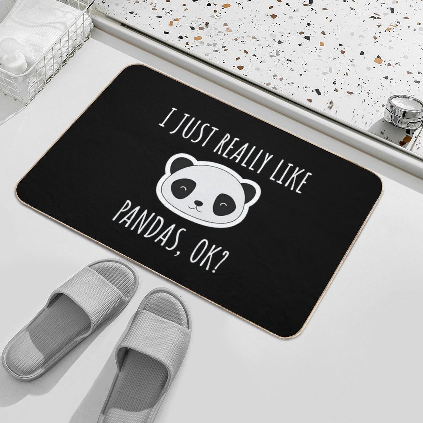 I Just Really Like Pandas, Ok Bath Mat