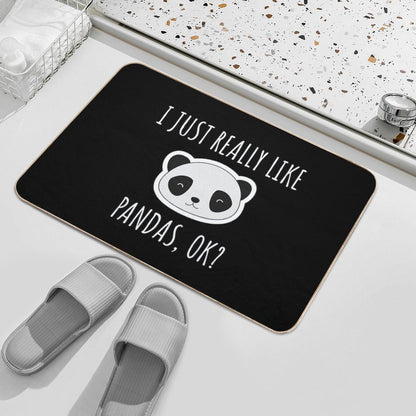 I Just Really Like Pandas, Ok Bath Mat