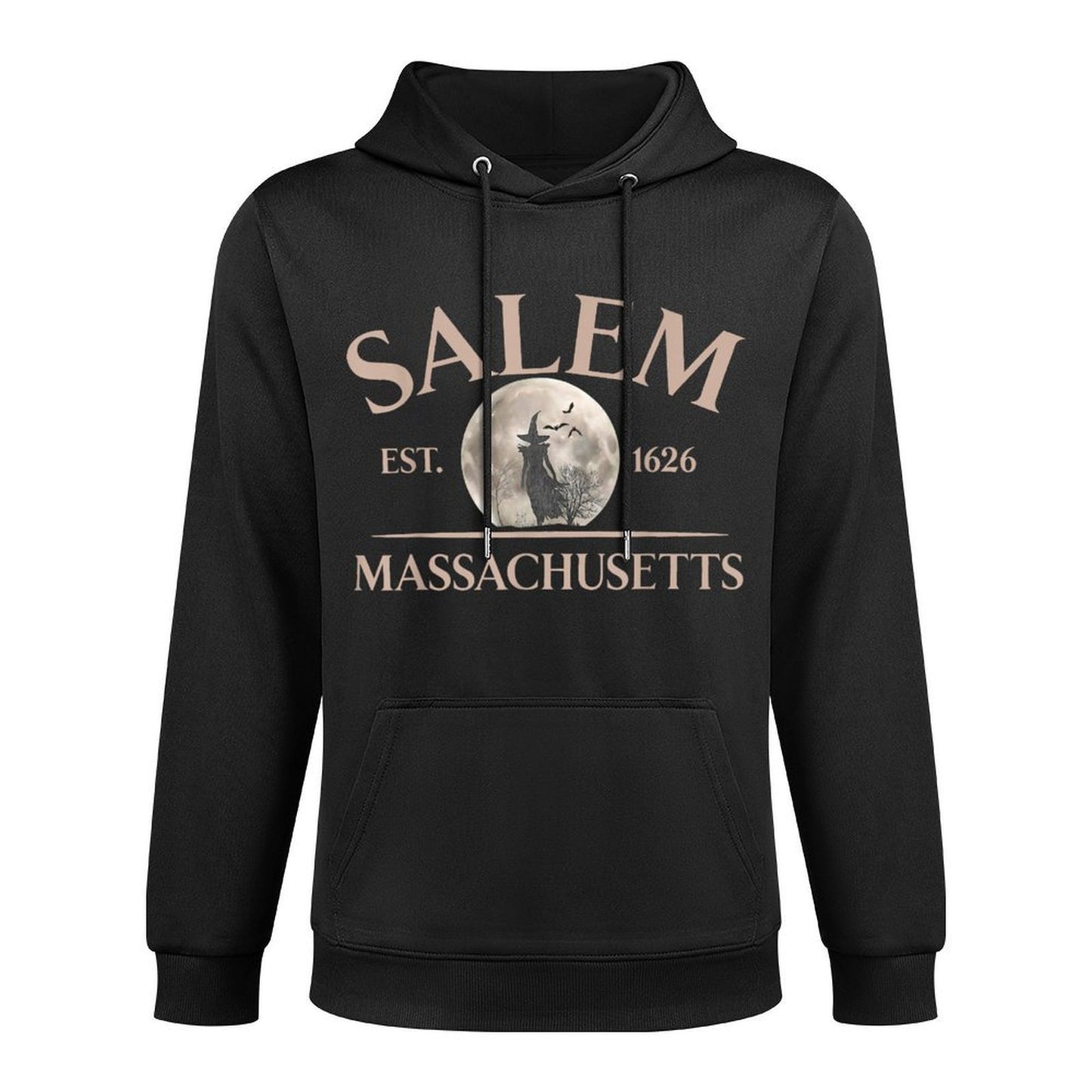 Salem Est 1626 Massachusetts Halloween Witch Spooky Season Versatile Streetwear Hoodie