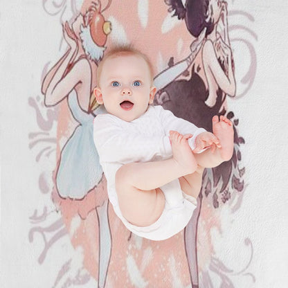 Crow And Duck Throw Blanket