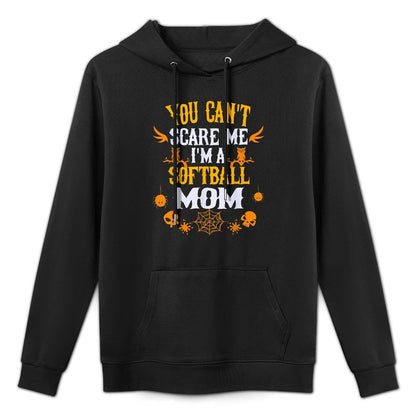You Cant Scare Me Im A Softball Mom Halloween Customizable Surface Hoodie