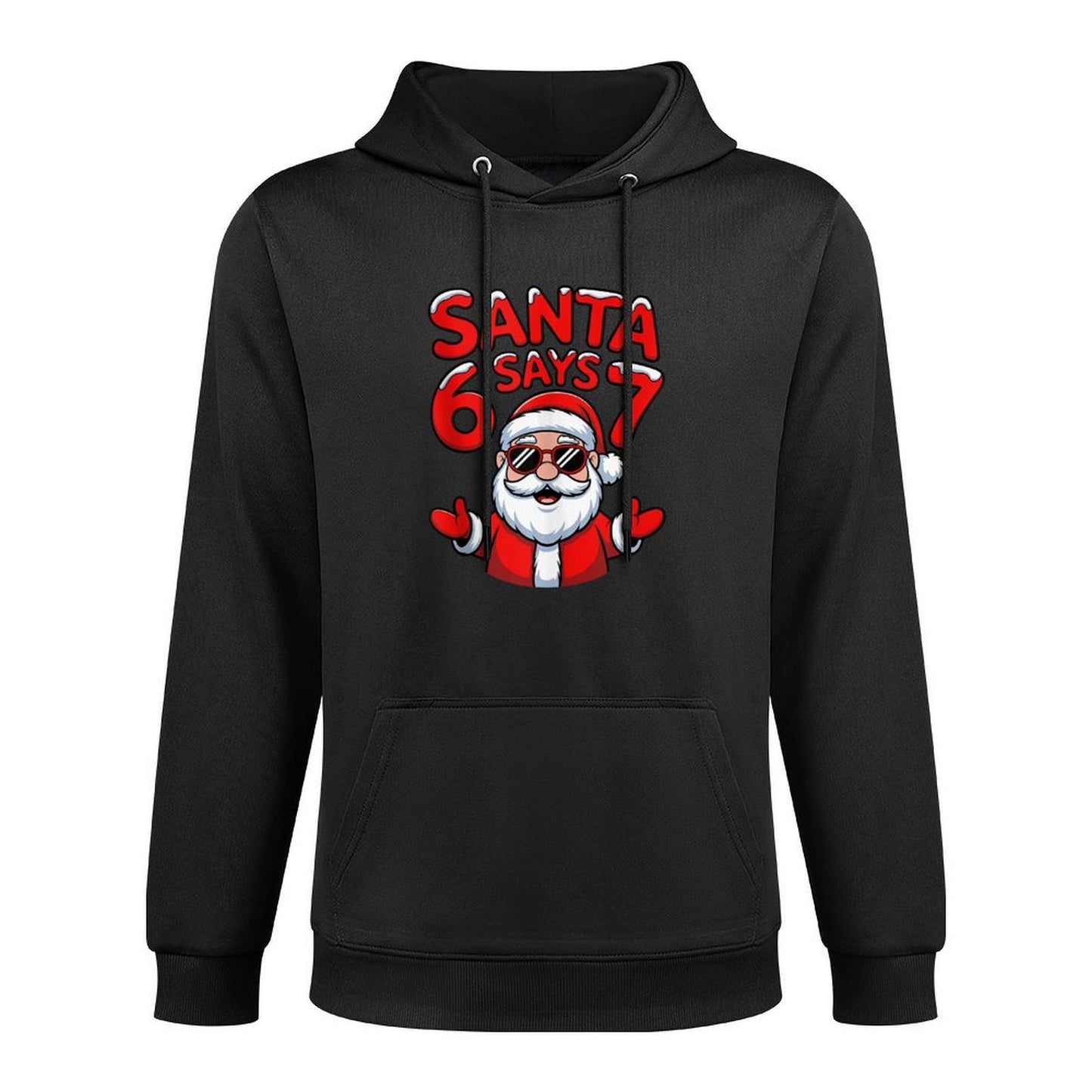 Funny Santa Says Six Seven Christmas Holiday 67 Meme 6 7 Kid All-Day Comfort Hoodie