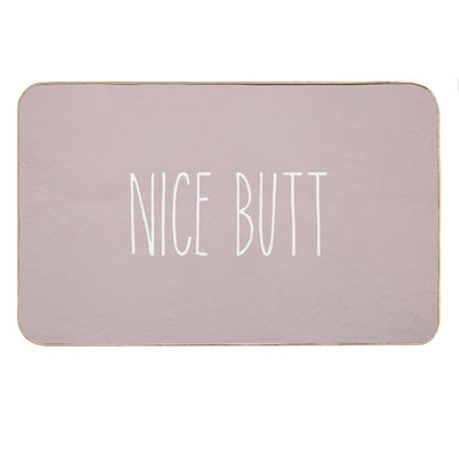 Nice Butt Matching Bath Mat And Shower Curtain Bath Mat