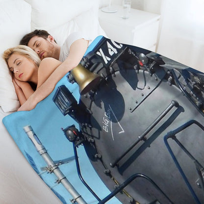 Big Boy Train (Colored) Throw Blanket