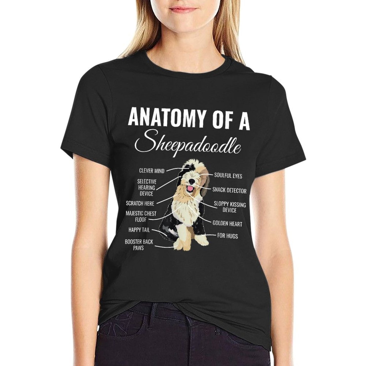 Anatomy Of A Sheepadoodle T-Shirt